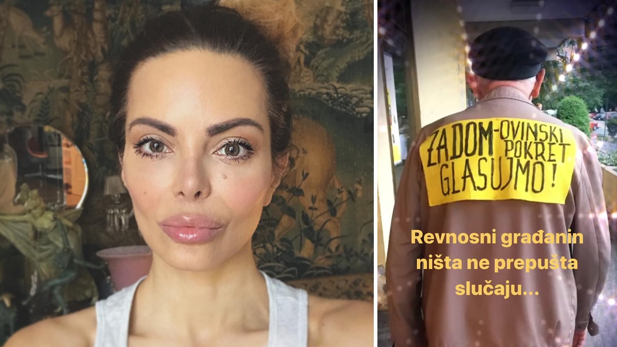 Nikolina Ristović se sprda s tipom koji ustaškim pozdravom lobira za Škoru