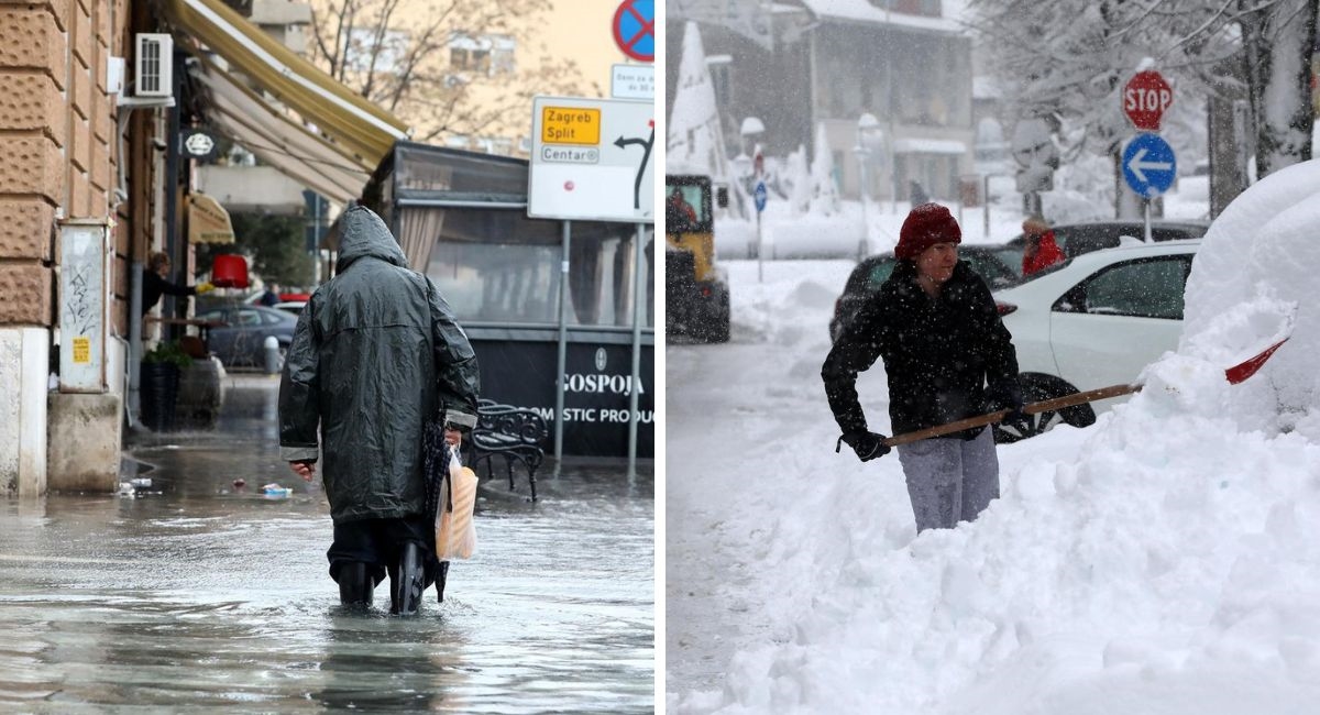 Stižu obilna kiša i snijeg. Izdano posebno upozorenje, evo gdje sve prijete poplave