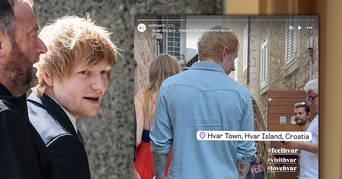 Ed Sheeran u Hrvatskoj snima spot, došao je s poznatom glumicom