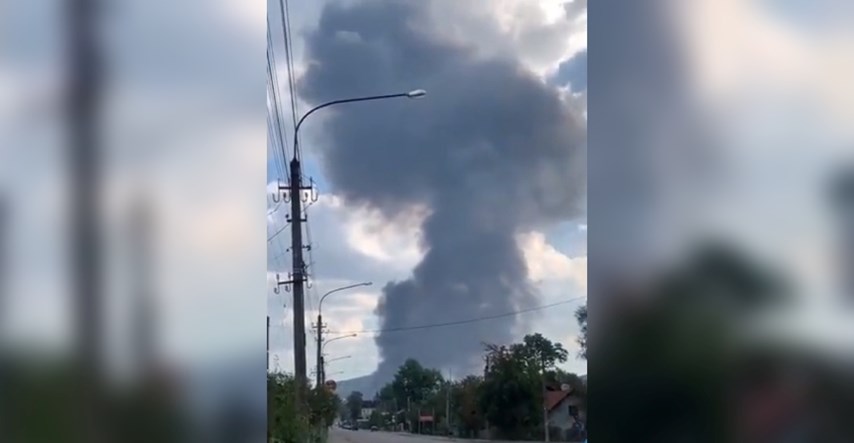 Na zapadu Ukrajine puknuo naftovod, izbio veliki požar