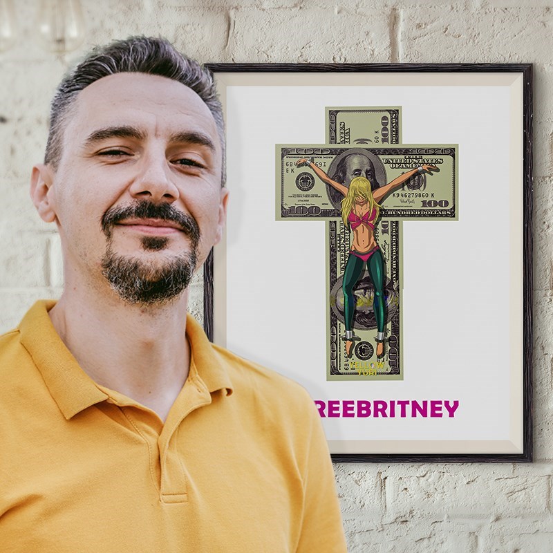 Ilustracija hrvatskog profesora postala simbol pokreta za oslobođenje Britney Spears