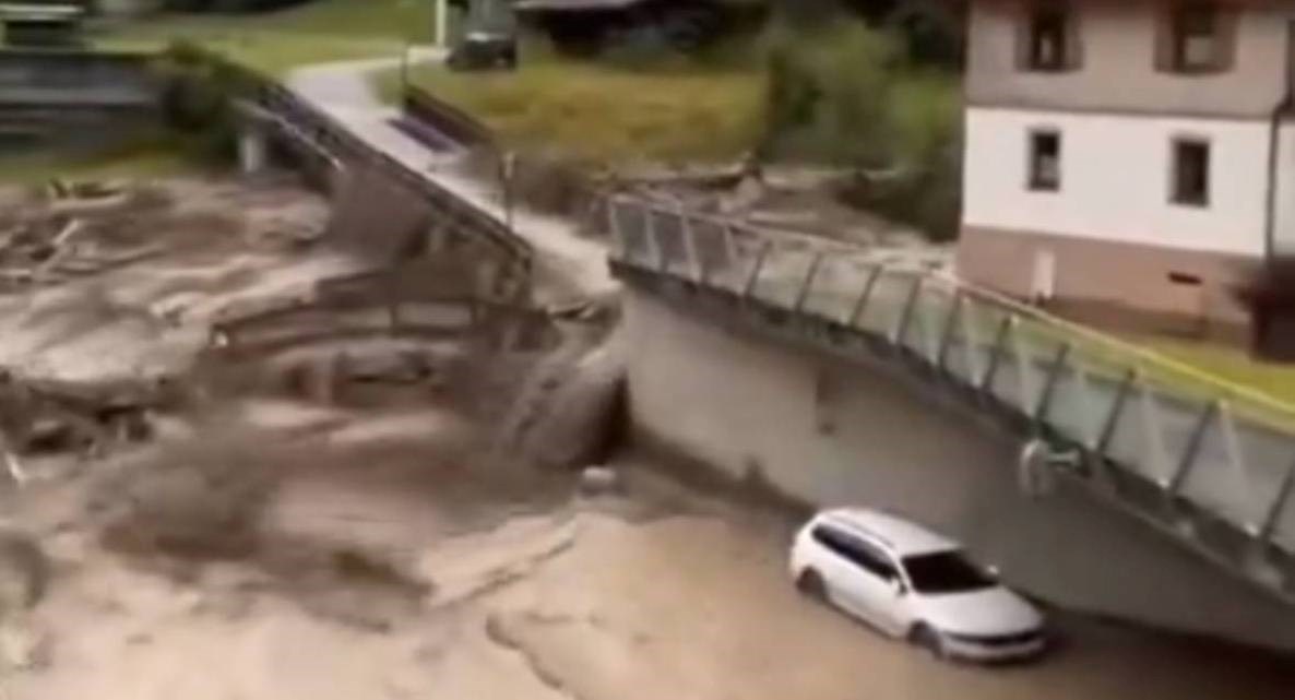 VIDEO Obilne kiše u Austriji. Dijelovi Beča pod vodom