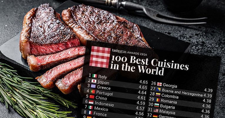 Taste Atlas objavio listu najboljih kuhinja i jela svijeta, evo gdje je Hrvatska