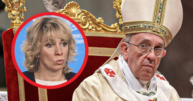 Zaharova bijesna zbog izjava Pape: To je perverzija neviđene razine