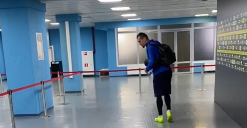 VIDEO Ruski nogometaš davao izjave novinarima kojih nije bilo
