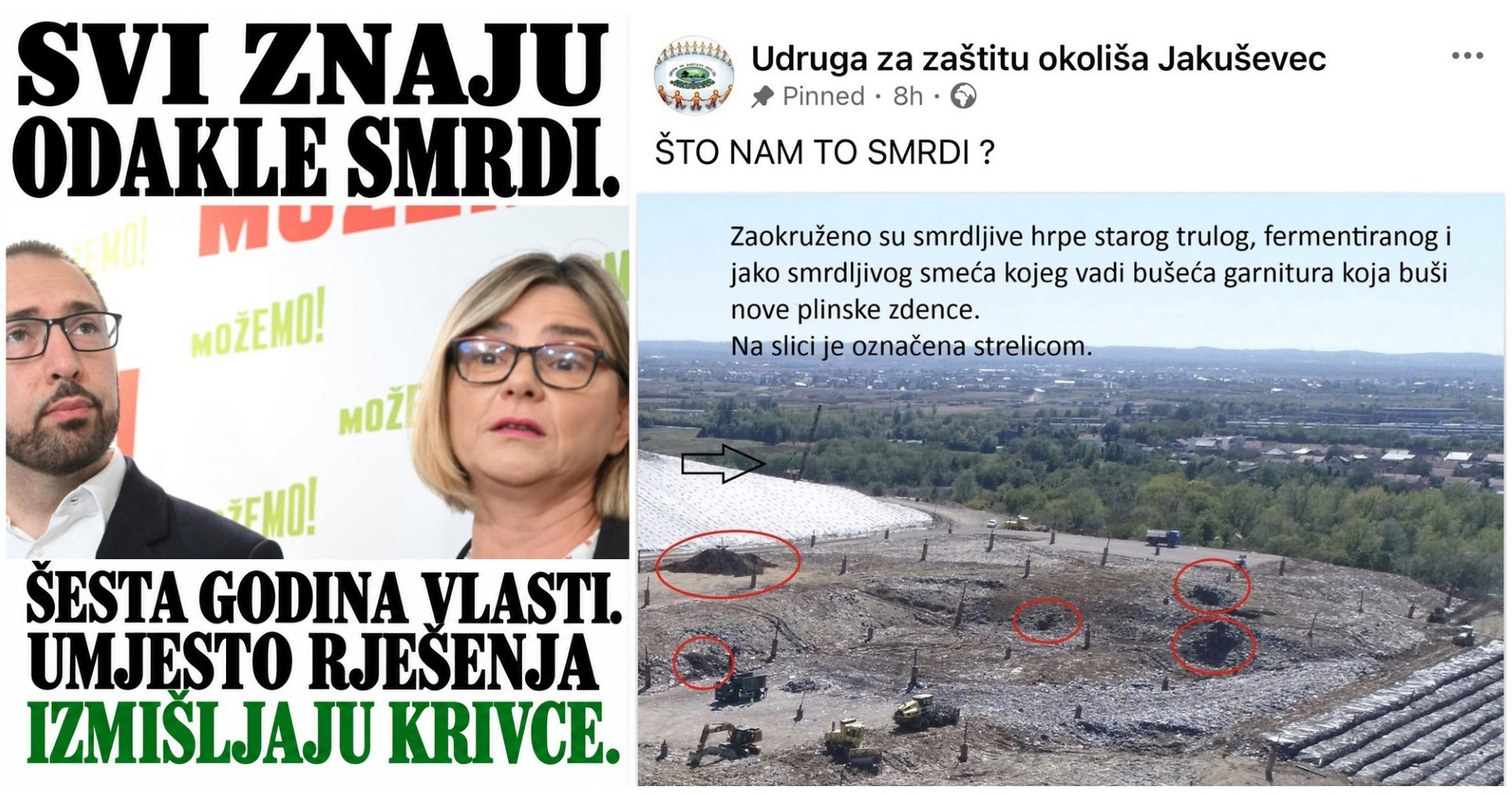 Šef zagrebačkog HDZ-a: Grad smrdi, a Tomašević i Benčić izmišljaju krivce