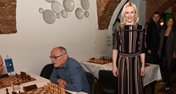 Natalija Prica došla na humanitarni šahovski turnir u Zagrebu