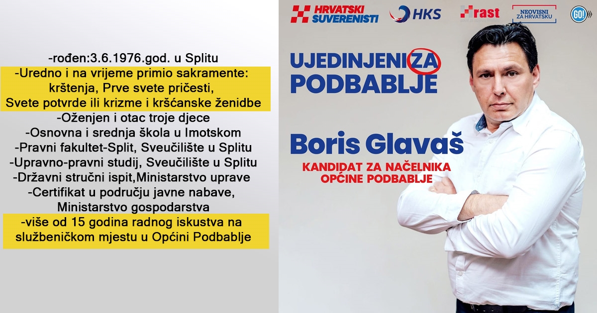 Ovako se reklamira kandidat za načelnika: "Uredno sam i na vrijeme primio sakramente"