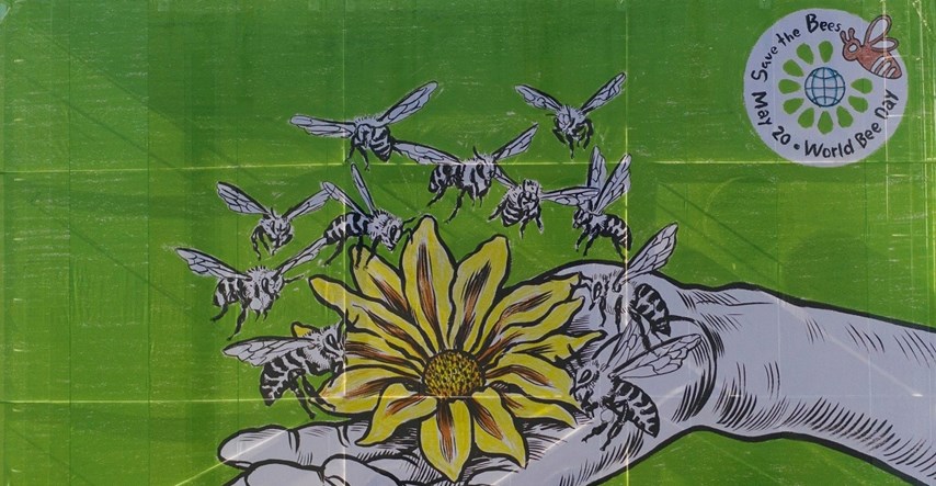Svjetski dan pčela u Zagrebu – umjetnički rad na Slavonskoj aveniji