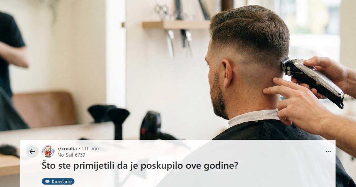 Požalio se da mu je šišanje u Hrvatskoj skočilo sa 7 na 10 eura pa nastala rasprava