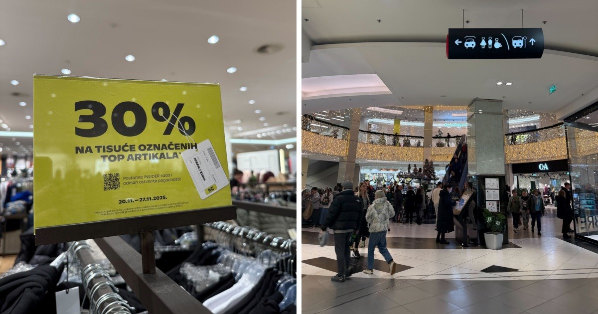 Gužve i u zagrebačkom Arena Centru. Evo kakvi se Black Friday popusti nude