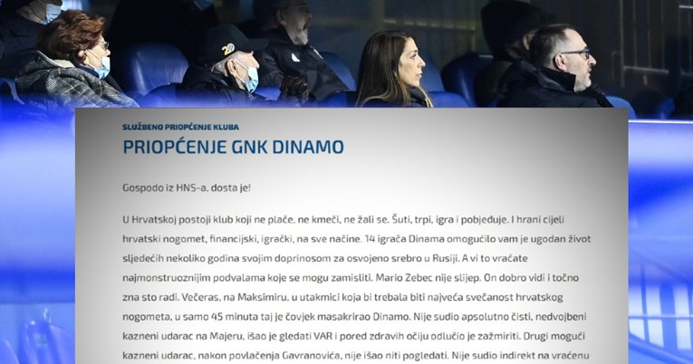 Dinamo nakon derbija s Hajdukom: Gospodo iz HNS-a, dosta je! 