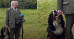 Irski predsjednik davao intervju, ali njegov pas je uspio ukrasti svu pažnju