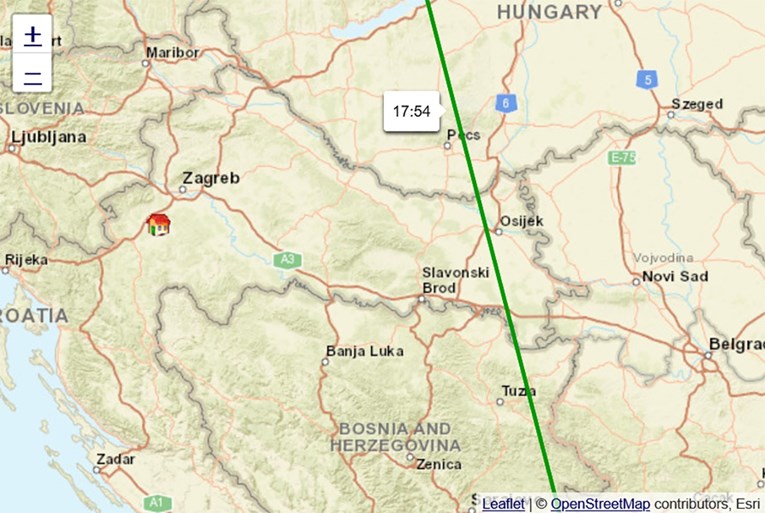 Satelit ERS-2 prošao iznad Hrvatske. Neki tvrde da su ga vidjeli
