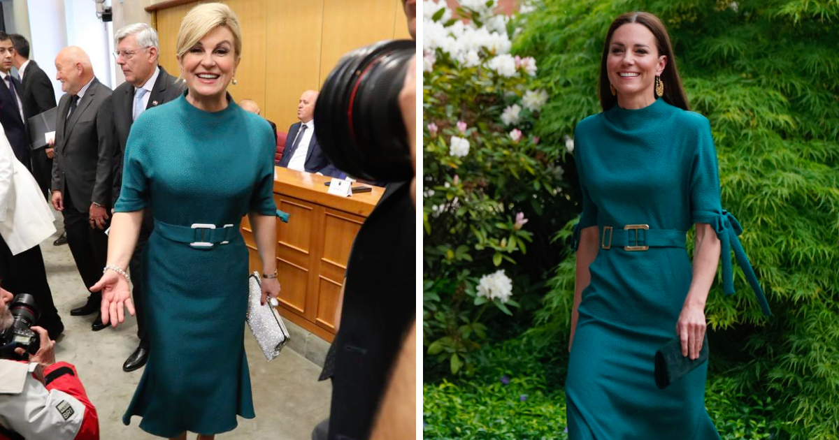Kolinda u sabor došla u elegantnoj haljini kakvu je 2022. nosila Kate Middleton
