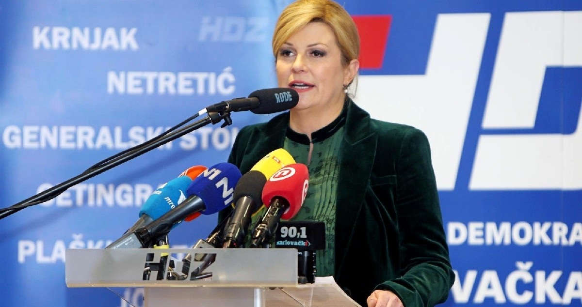 Kolinda održala skup u Karlovcu, taj grad nazvala je utvrdom hrvatstva
