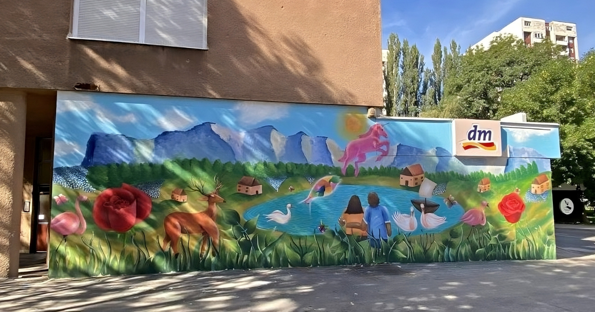 U Sarajevu uklonili šareni mural jer mu je - istekla građevinska dozvola