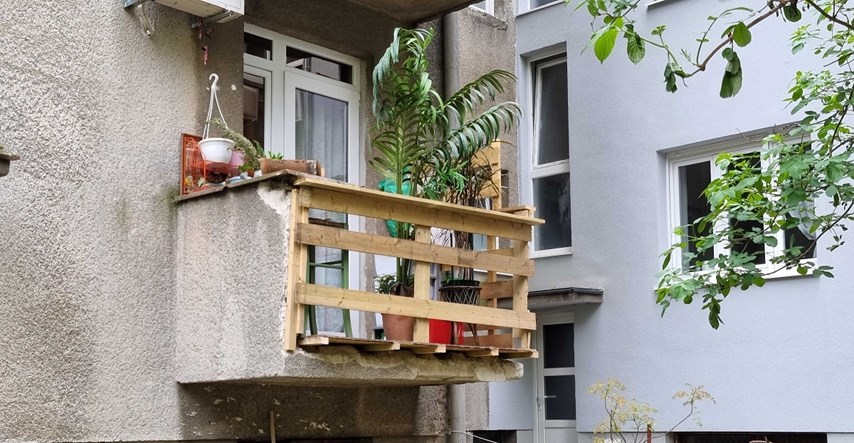 FOTO Nema više drvenog balkona u centru Zagreba