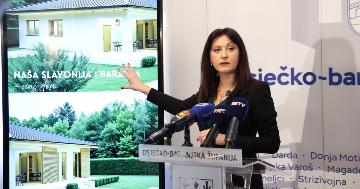 Osječko-baranjska županija gradi kuće i zgrade za mlade obitelji