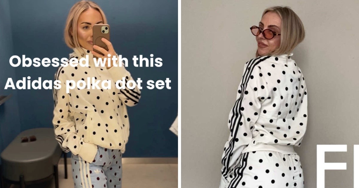 TikTok je opsjednut ovom adidas trenirkom s točkicama. Stigla je i kod nas