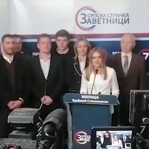 Milica Đurđević Stamenkovski: Zavetnici od večeras parlamentarna stranka