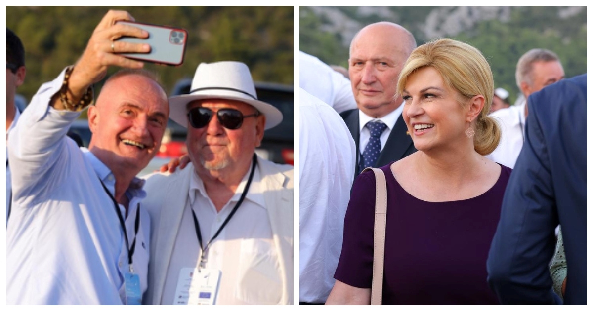 Uz Pelješki most fotkao se Mate Bulić, Kolinda na otvorenju privukla pažnju odjećom