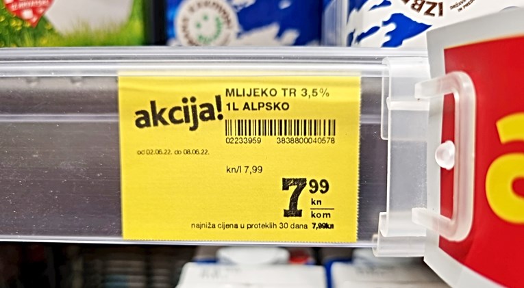 Akcija! Mlijeko sniženo sa 7.99 na 7.99 kuna? Evo o čemu se radi