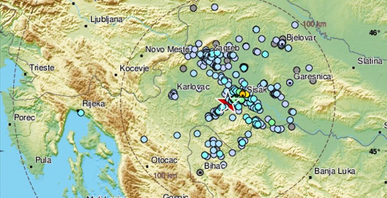 Tijekom noći Petrinju zatresao potres magnitude 3.4