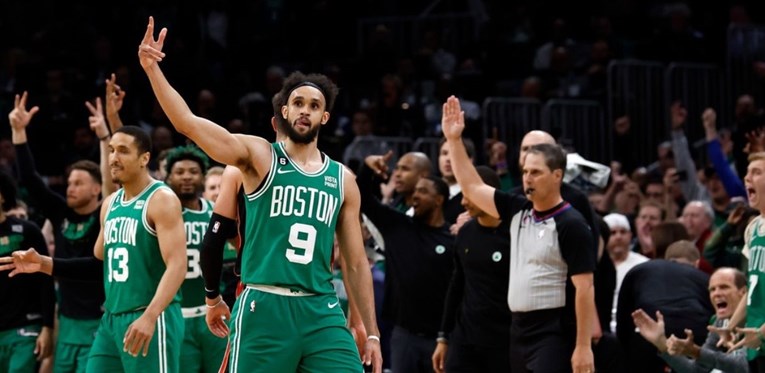 VIDEO Celticsi sa sirenom dobili Miami i došli na prag nikad viđenog preokreta