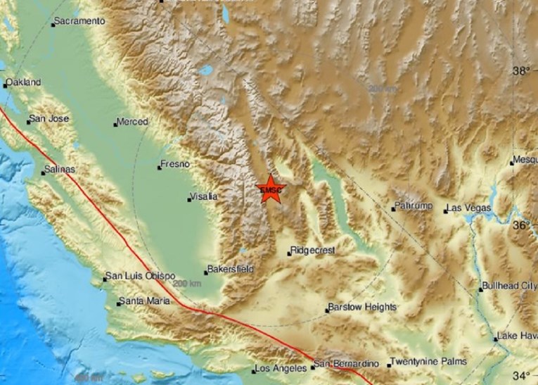 Veliki potres u Kaliforniji, osjetio se u Los Angelesu