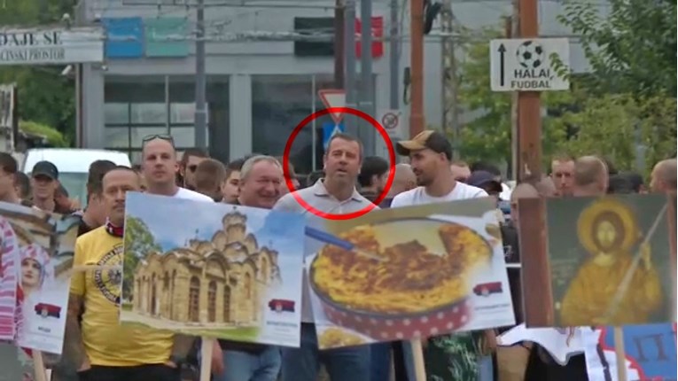 Na prosvjedima protiv festivala u Beogradu vođa huligana s kojim je partijao Vučić
