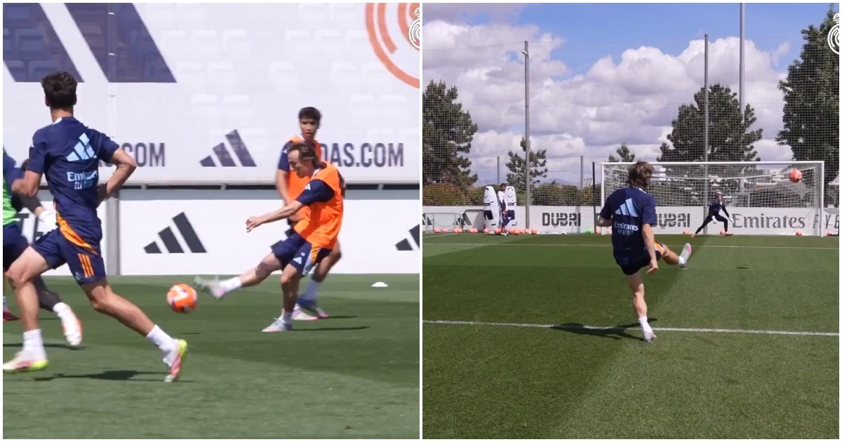 Pogledajte Modrićeve majstorije s treninga Real Madrida