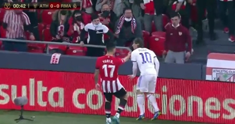 Modrić potezom u prvoj minuti razljutio navijače Athletica