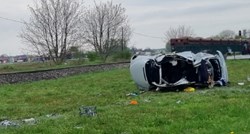 Vlak naletio na auto u Ludbregu, vozač ozlijeđen