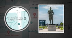 Netko se zeza s Google Mapsom po Zagrebu, osvanuo "spomenik dr. Lopovu Tuđmanu"