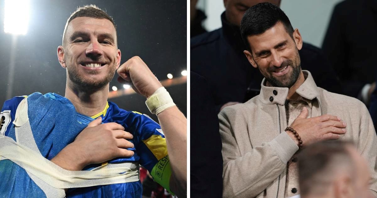 Džeko: Dok smo mi pucali penale protiv Italije, Đoković je pokazao kakav je čovjek