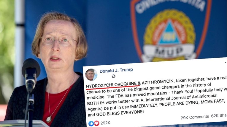 Markotić potvrdila da hrvatske pacijente liječe lijekom koji je hvalio Trump