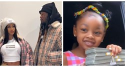 Cardi B i Offset kćeri za četvrti rođendan poklonili 50 tisuća dolara u kešu