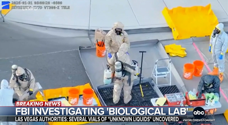 FBI upao u tajni biološki laboratorij u Las Vegasu. Pronađeni sumnjivi materijali