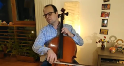 Za naježiti se: Zagrebački violončelist zasvirao What a Wonderful World u svom domu