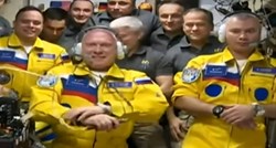 VIDEO Ovo su ruski kozmonauti u svemiru, nose odijela boje ukrajinske zastave