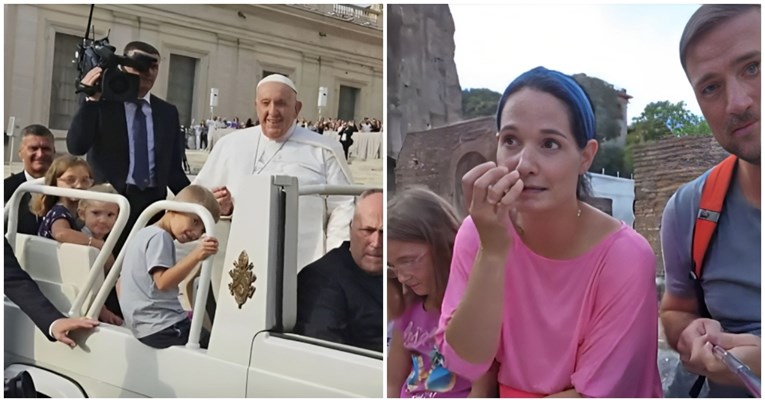 Četvero djece obitelji Prižmić vozilo se s papom u Vatikanu: "Krenuli smo na WC..."
