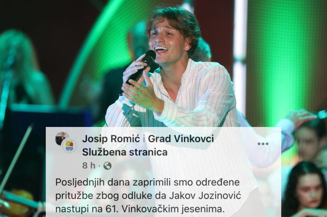 Vinkovčani ljuti zbog koncerta Jakova Jozinovića. Gradonačelnik: Nastupit će