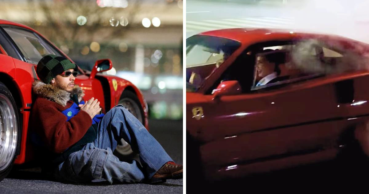 Lewis Hamilton prvi put objavio Kim Kardashian na Instagramu, provozao je u Ferrariju