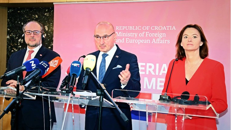 Šefovi diplomacija Hrvatske, Austrije i Slovenije: Zapadni Balkan što prije u EU