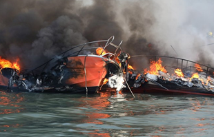 U Medulinu izgorjelo više od 20 brodica. "Našeg broda više nema"