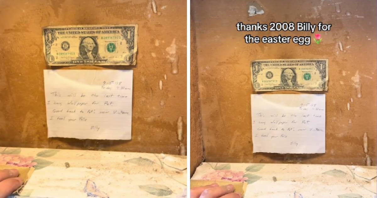 Renovirali kuću pa iza zida pronašli novčanicu i poruku staru gotovo 20 godina