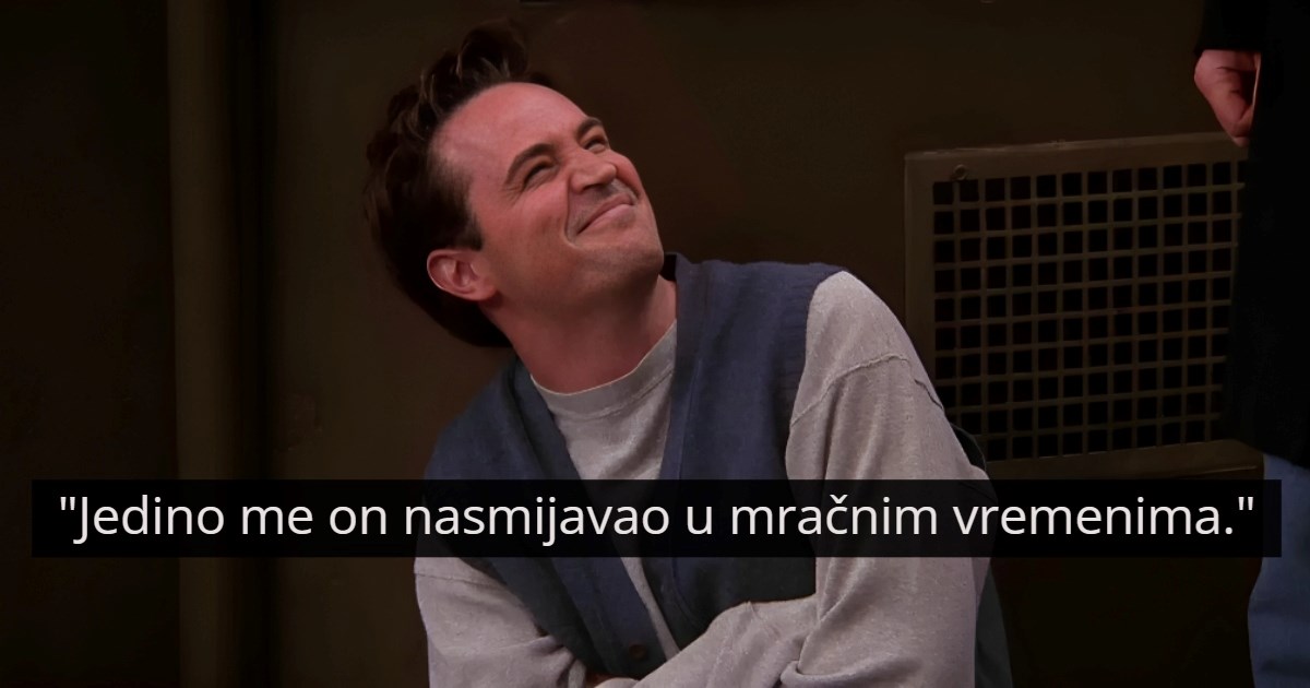 "Bio mi je prijatelj kad nisam imala nikoga": Evo što je Chandler Bing značio ljudima