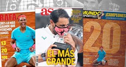 Nadal na naslovnicama svih španjolskih medija: Ti si najveći kojeg ćemo ikad gledati