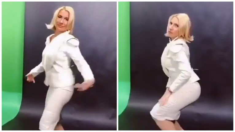 Srpska voditeljica zaplesala u studiju, ljudi se ne prestaju sprdati sa snimkom
